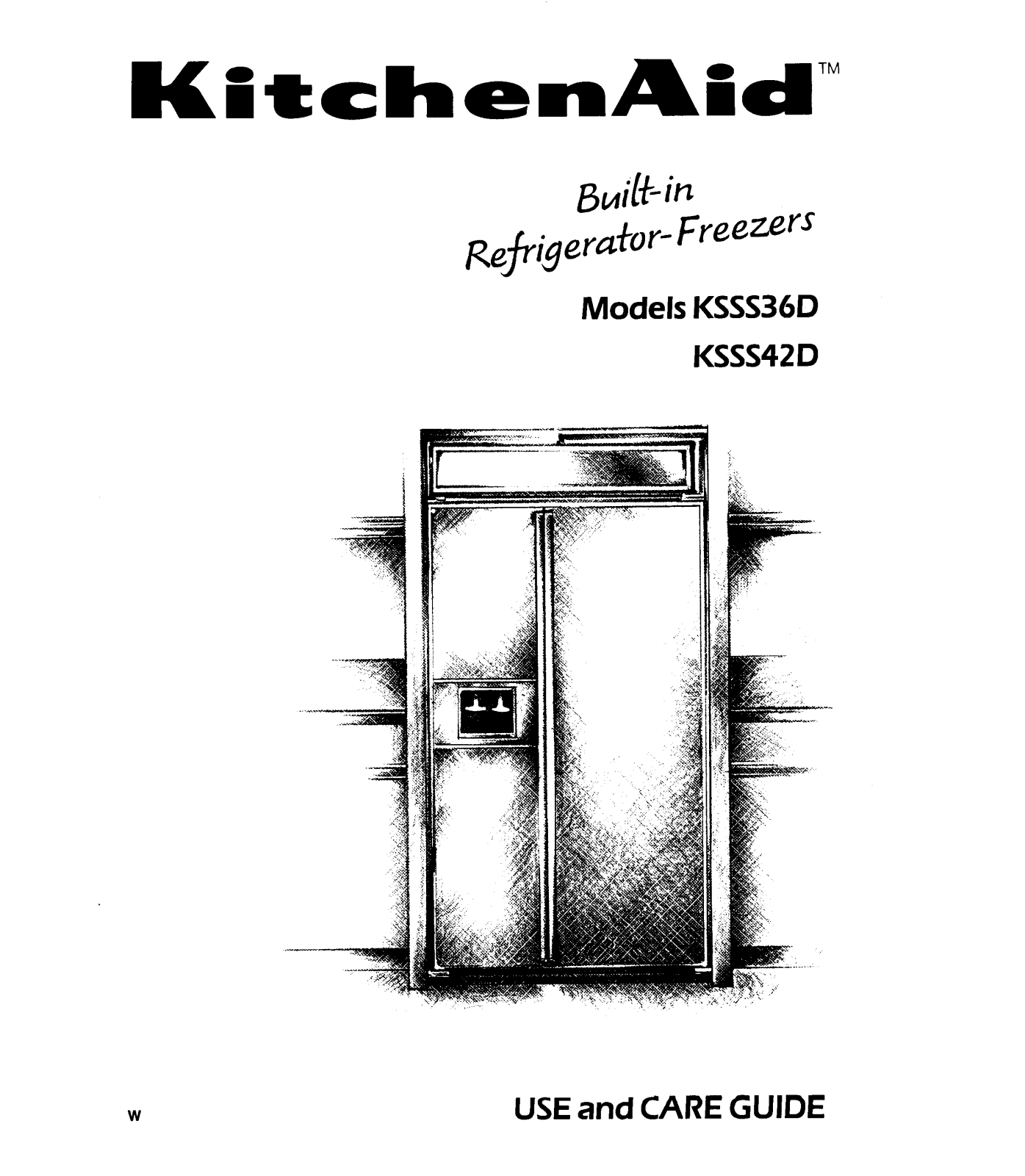 KitchenAid KSSS36D, KSSS42D User Manual