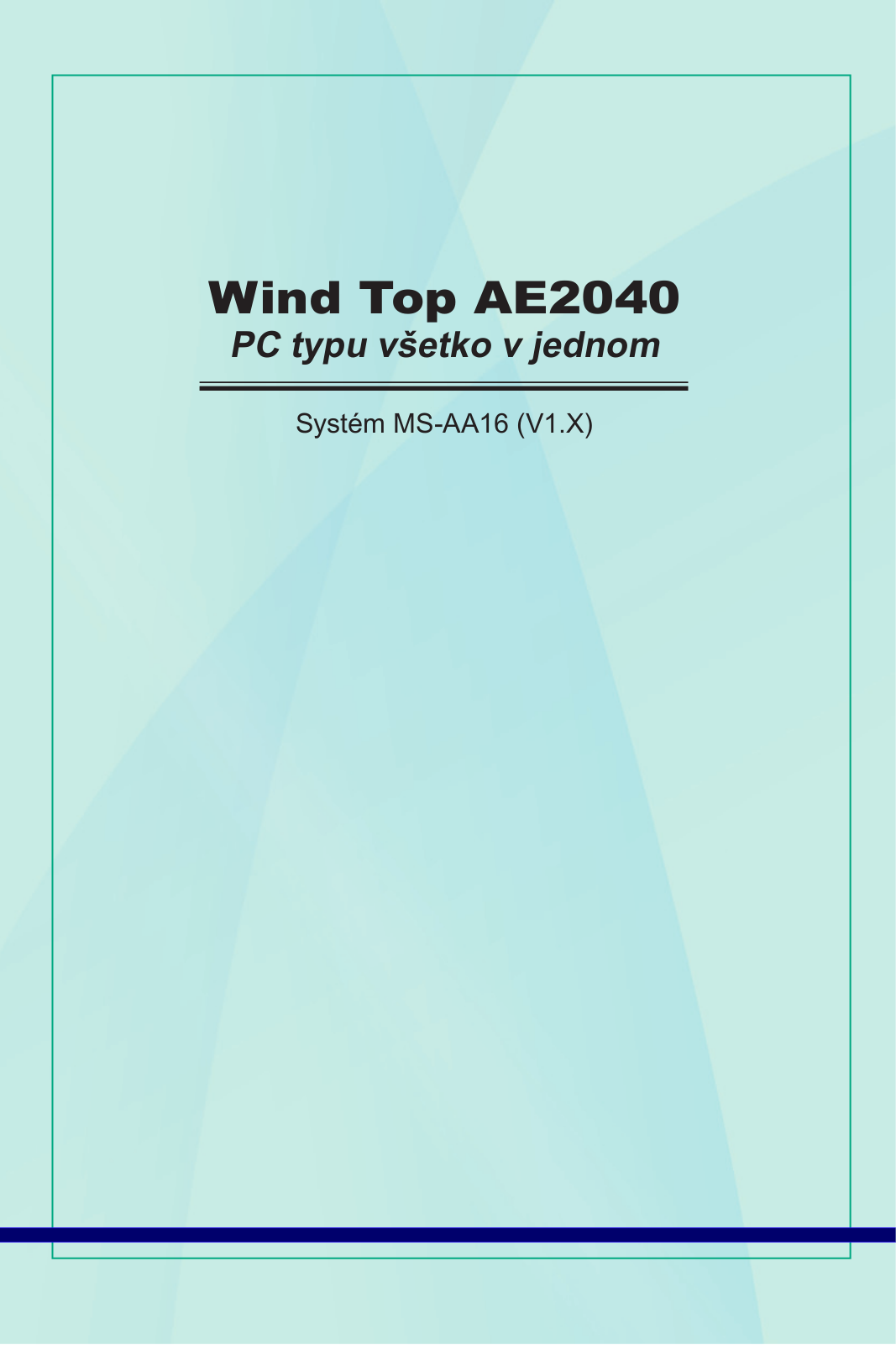 Msi WIND TOP AE2040 User Manual