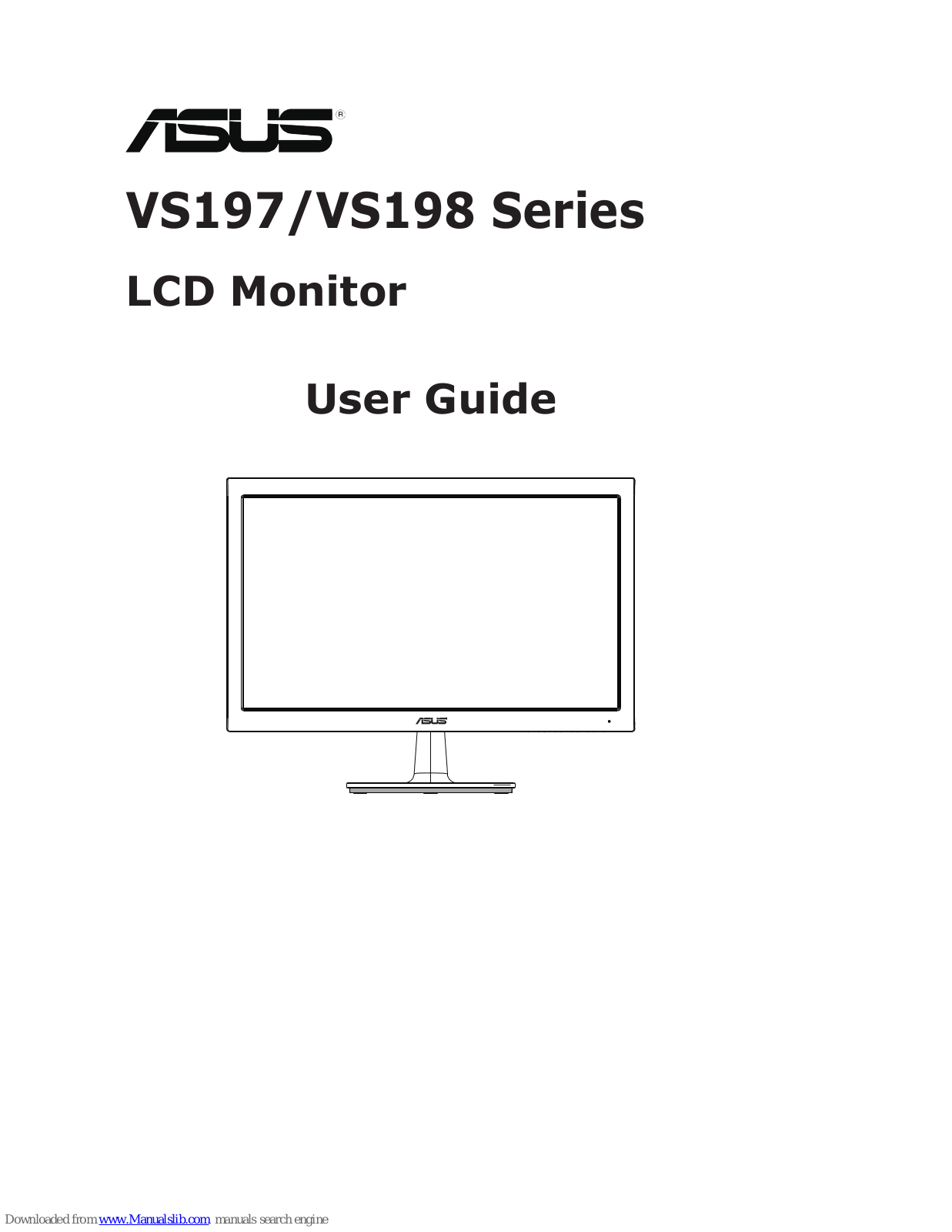 Asus VS197T, VS197TE User Manual