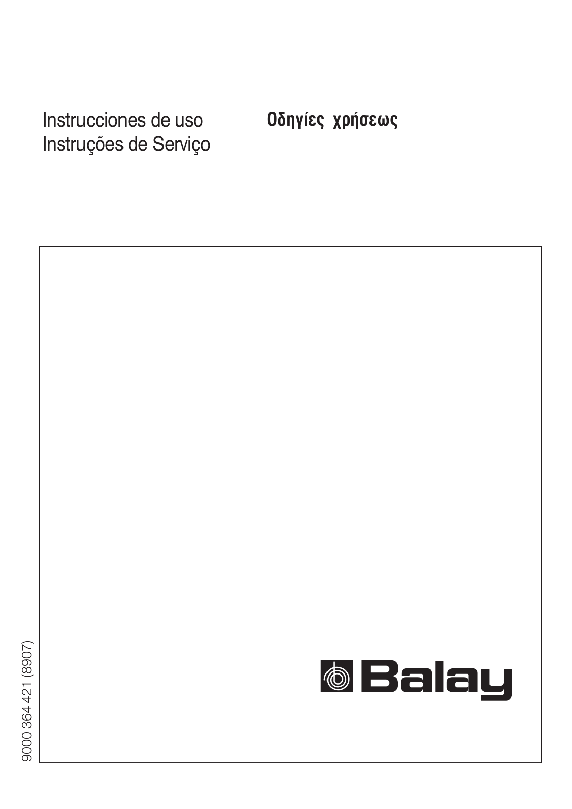 Balay 3GIB3120 User Manual