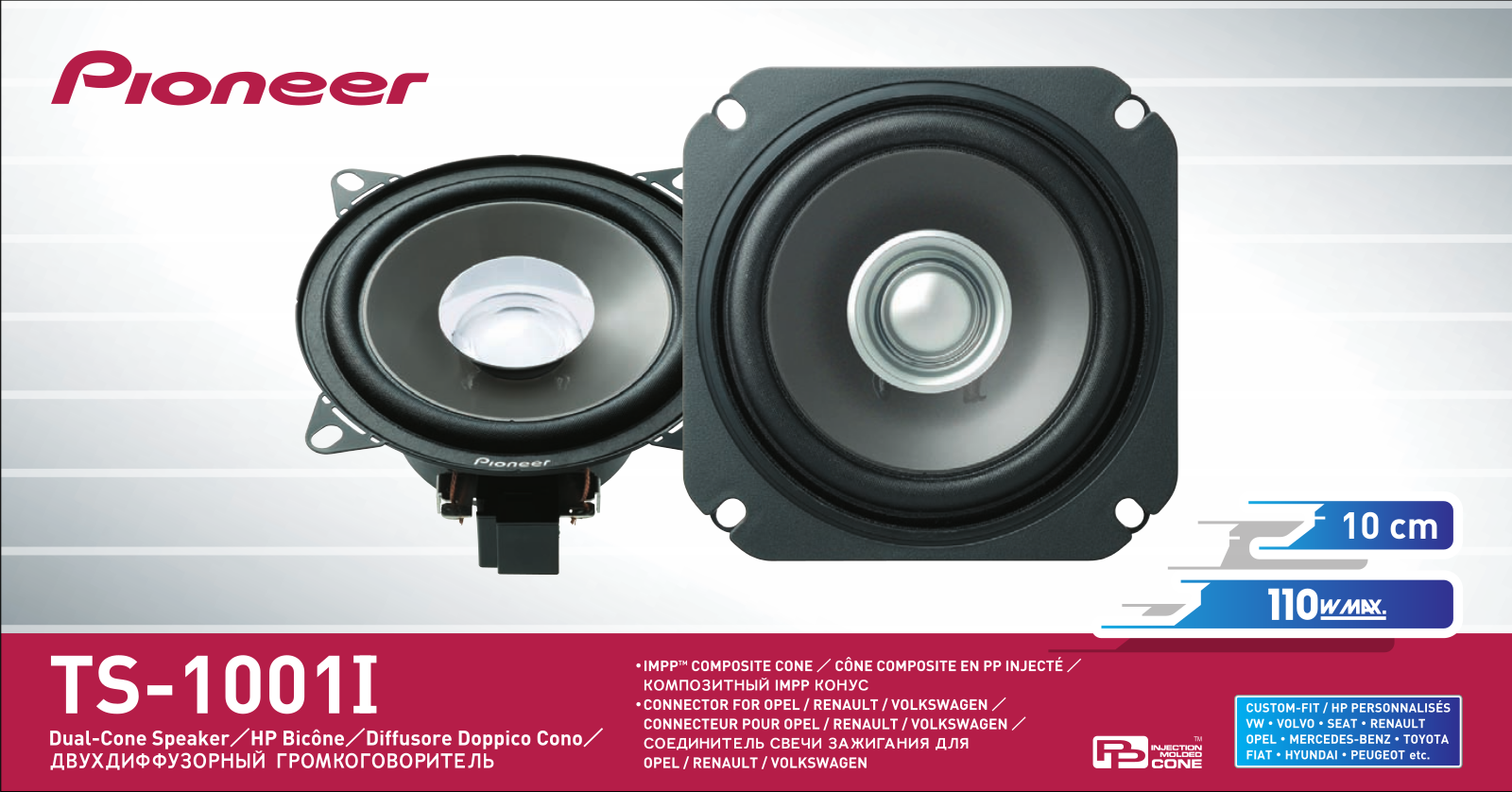 Pioneer TS-1001i User Manual