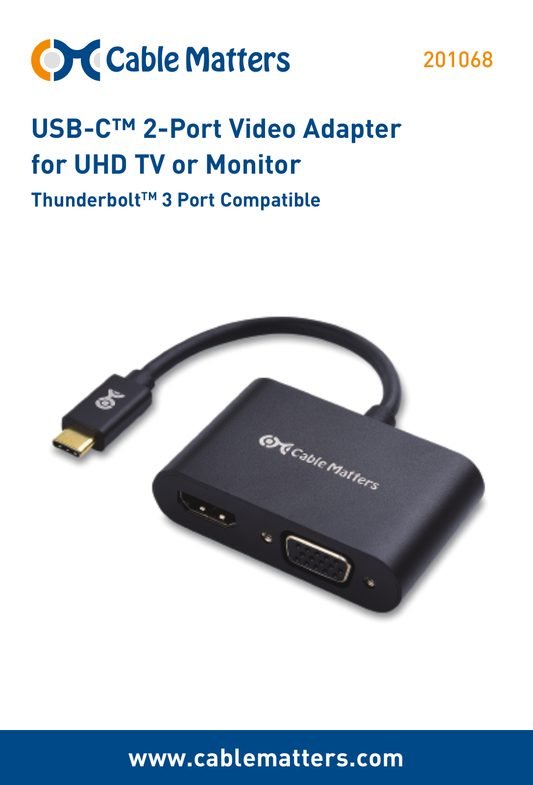 Cable Matters Thunderbolt User manual