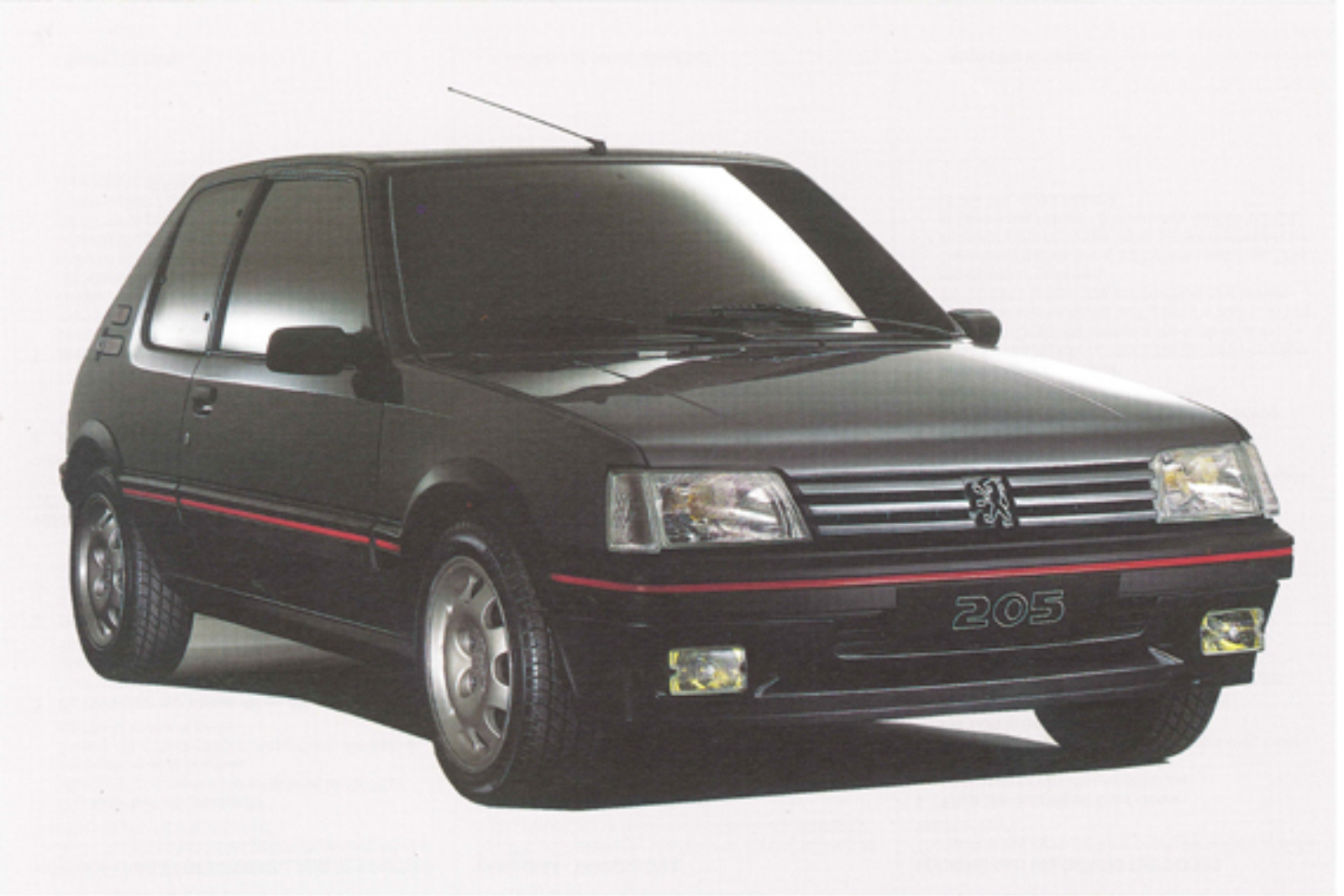 PEUGEOT 205 User Manual