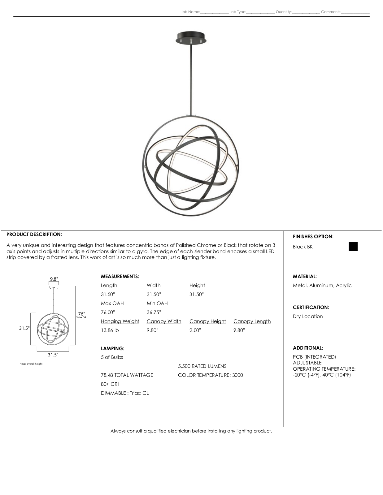Wade Logan ORLS3521 Specifications - ManualMachine.com