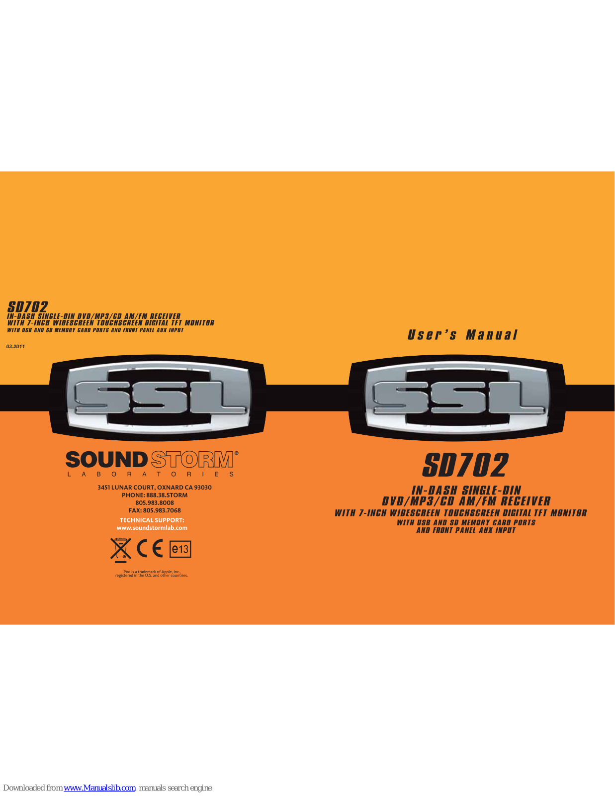 Ssl SD702 User Manual - ManualMachine.com