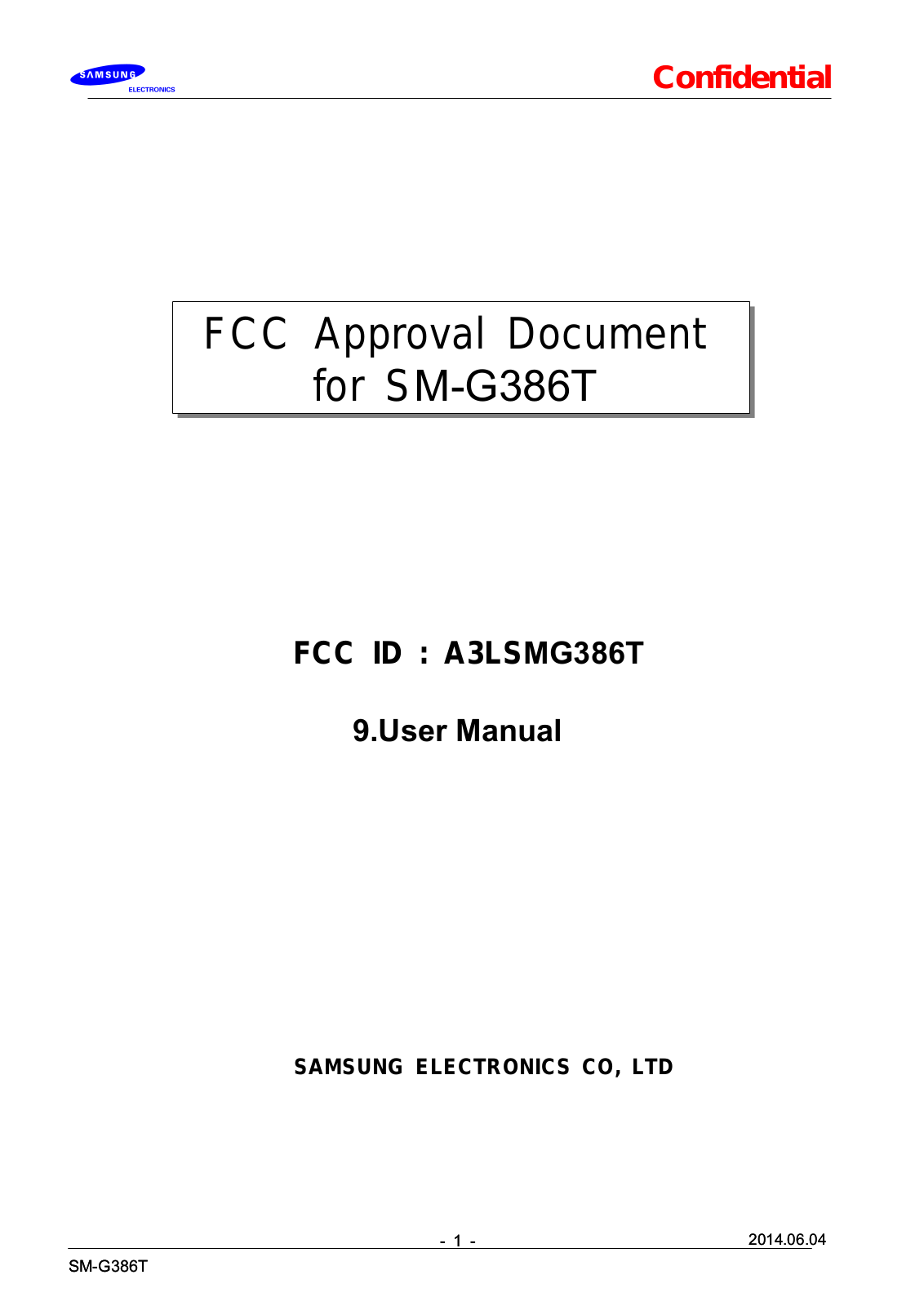 Samsung SMG386T Users Manual