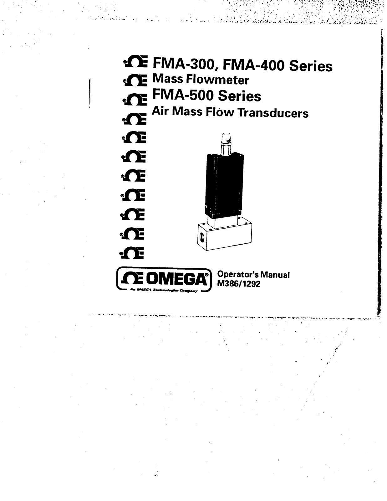 Omega FMA300, FMA400, FMA500 User guide - ManualMachine.com