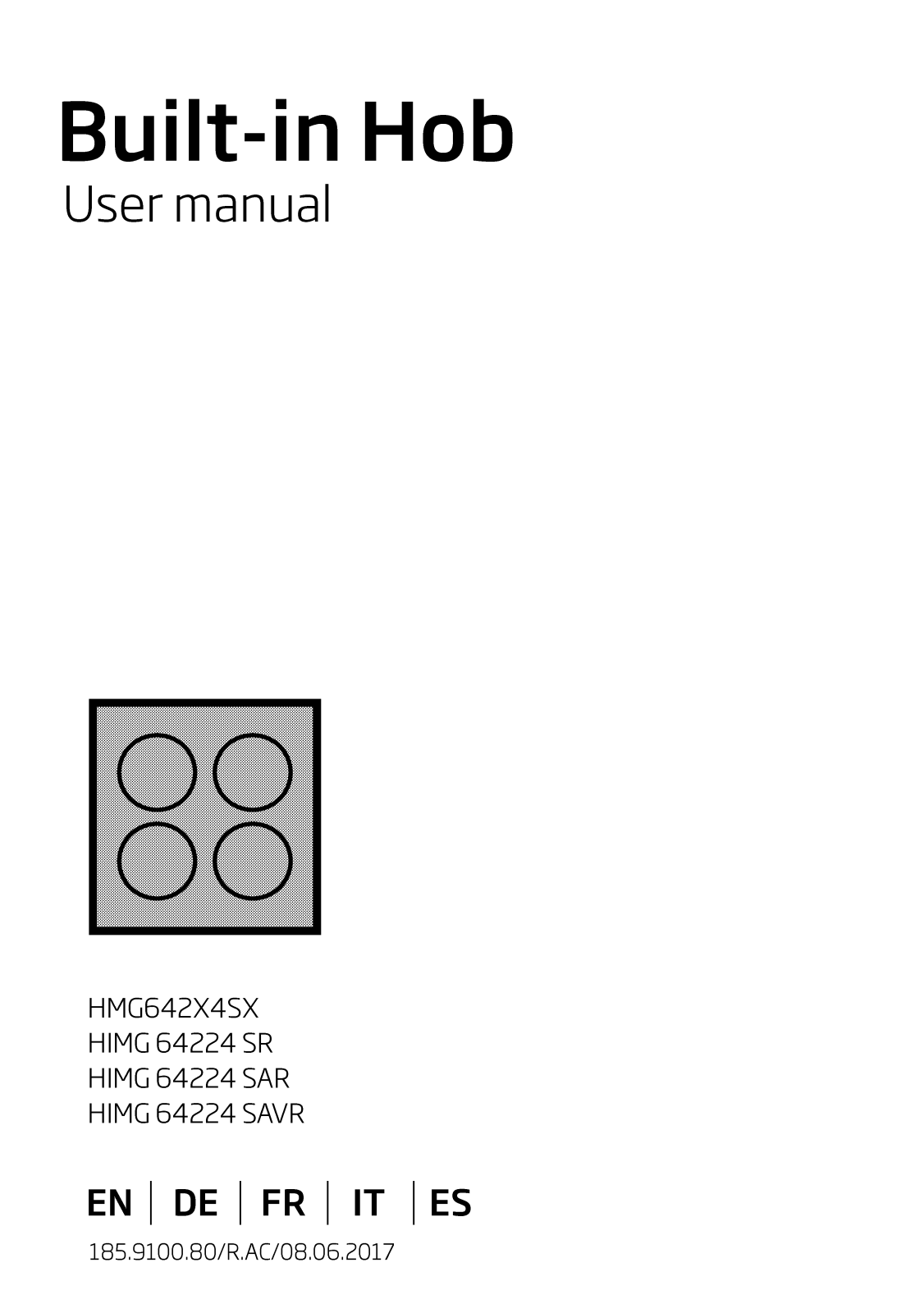 Beko HIMG64224SAVR, HMG642X4SX, HIMG64224SR, HIMG64224SAR User manual