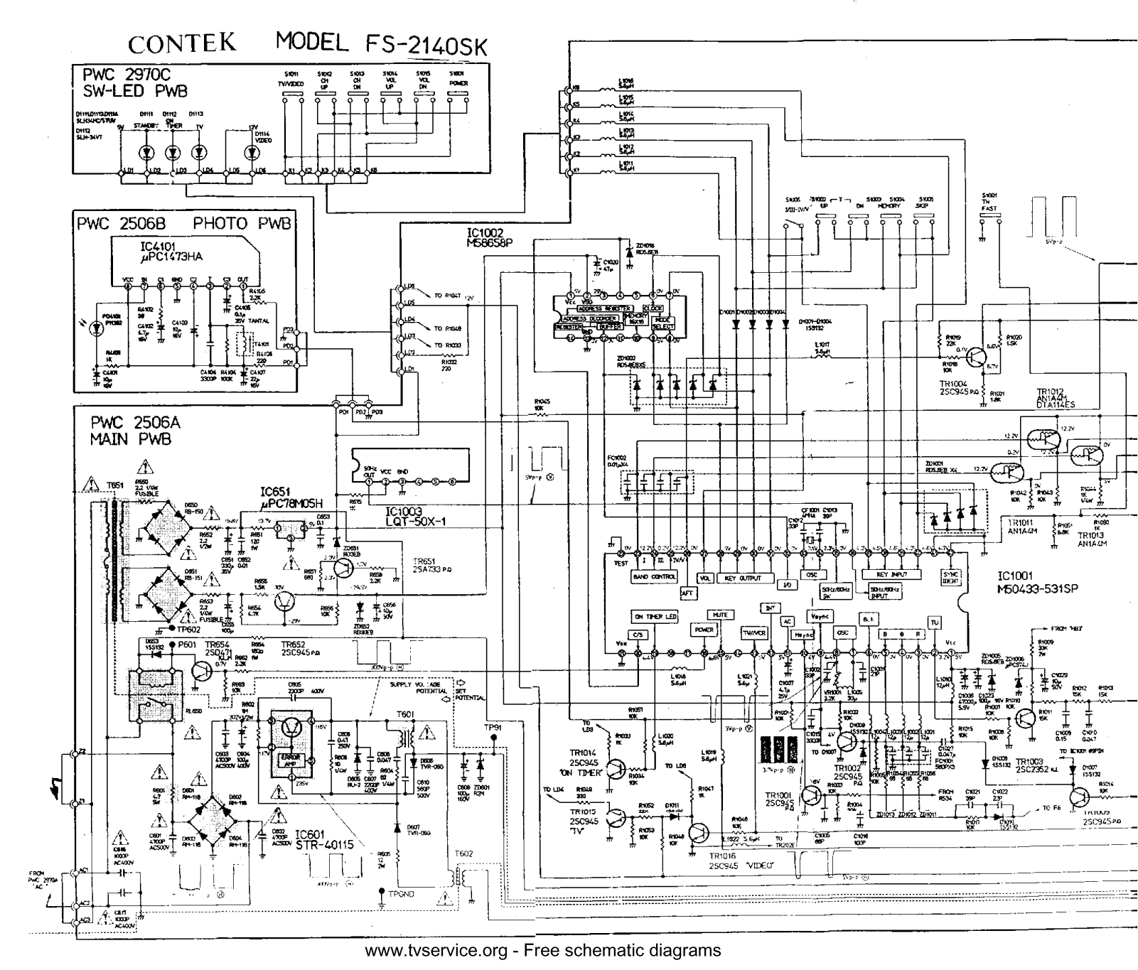 Contec FS-2140SK Schematic