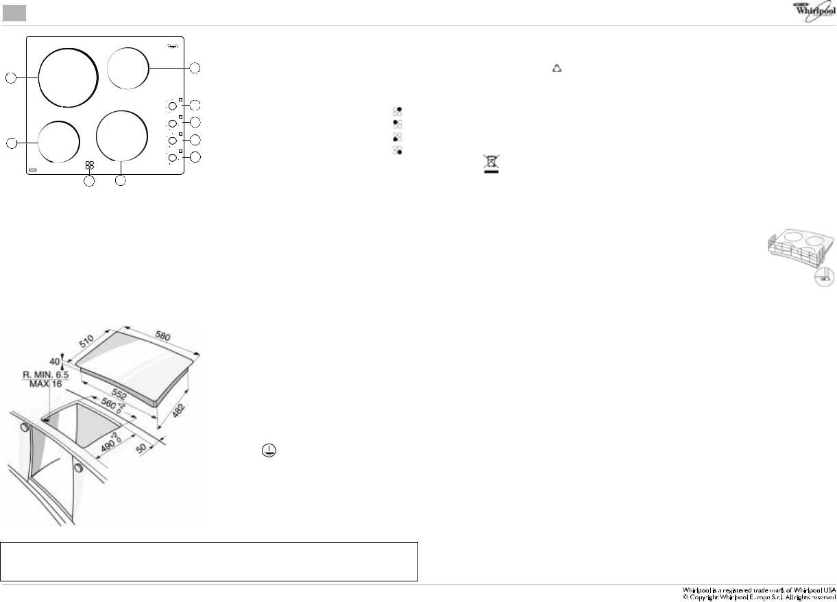 WHIRLPOOL AKM626 User Manual