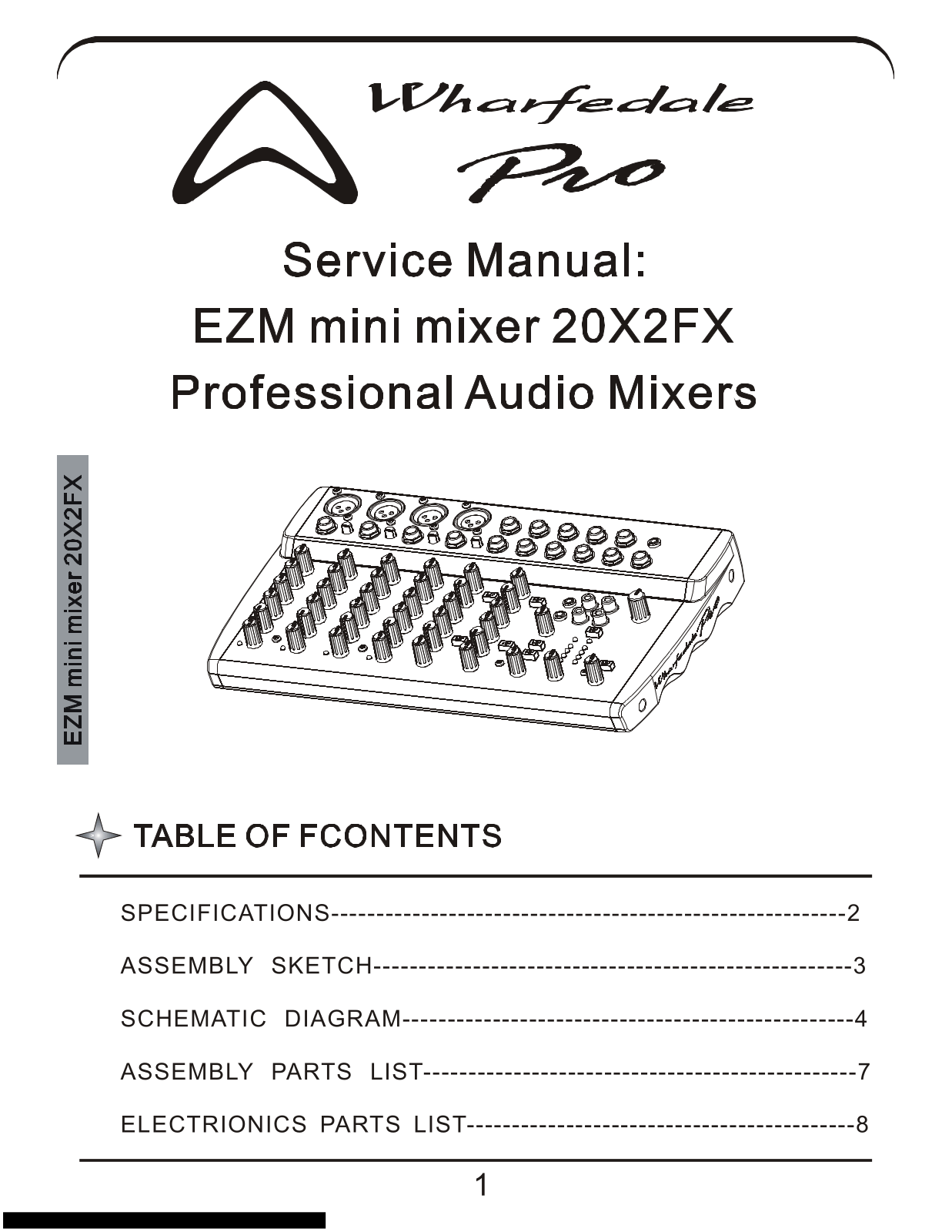 Wharfedale Pro 20x2fx Service Manual