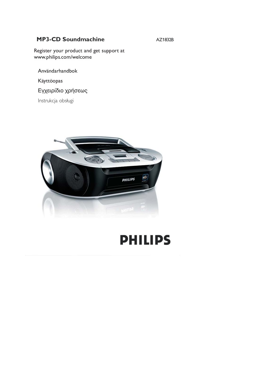 Philips AZ1832B User Manual