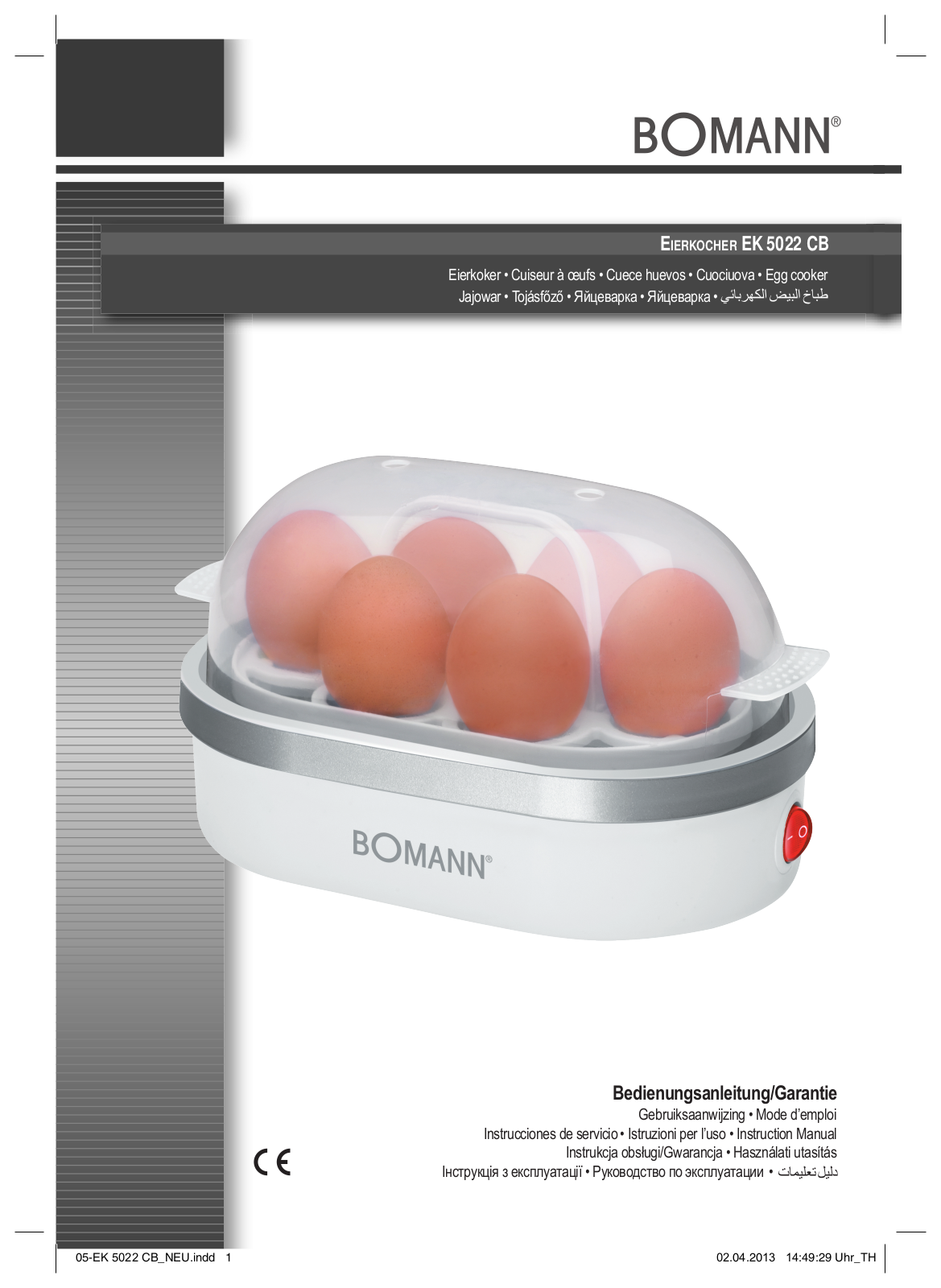 Bomann EK 5022 CB User Manual