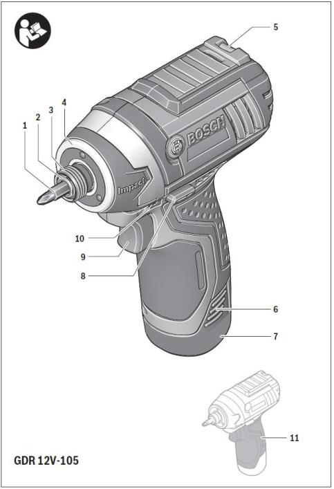 Bosch GDR 12V-105 User Manual