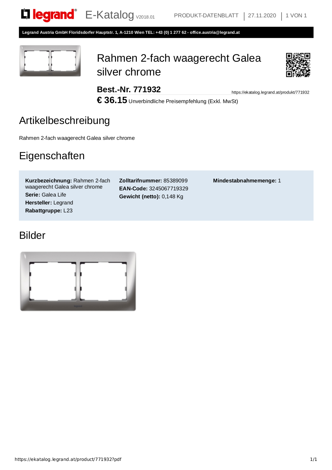 Legrand 771932 User Manual