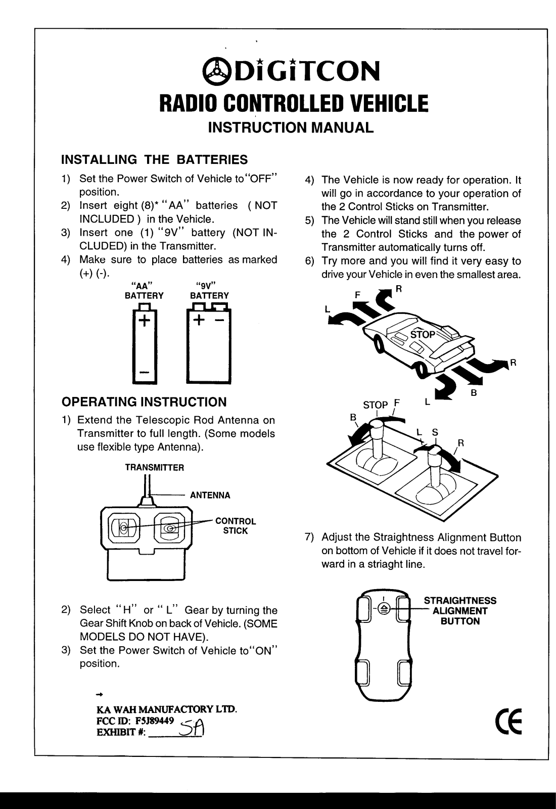 Ka Wah 89449 User Manual