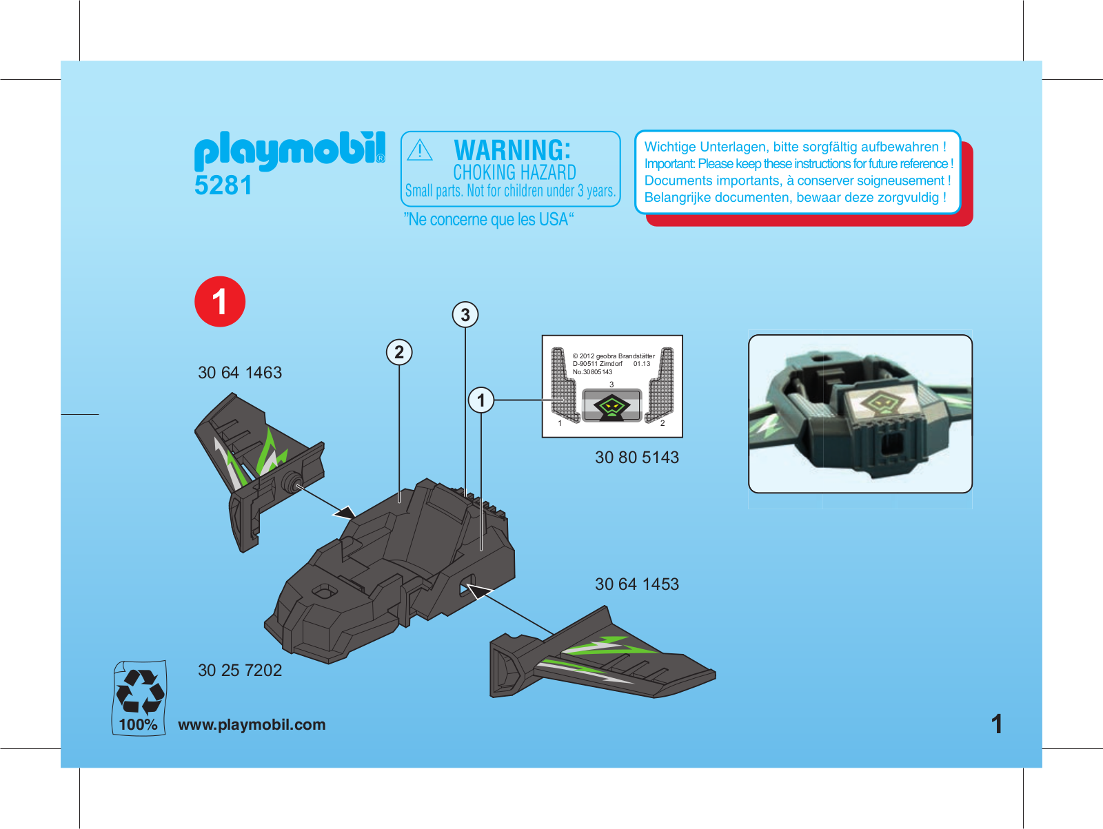 Playmobil 5281 Instructions