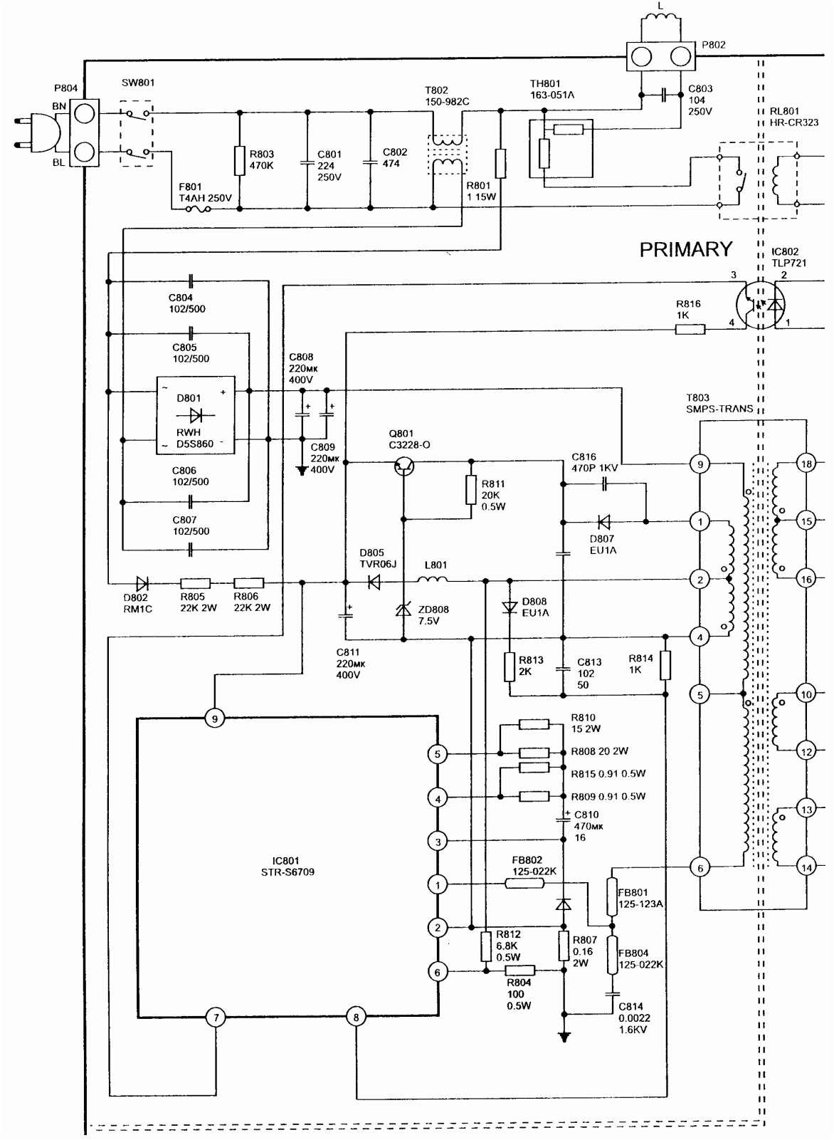 LG CF-2529CF Diagram