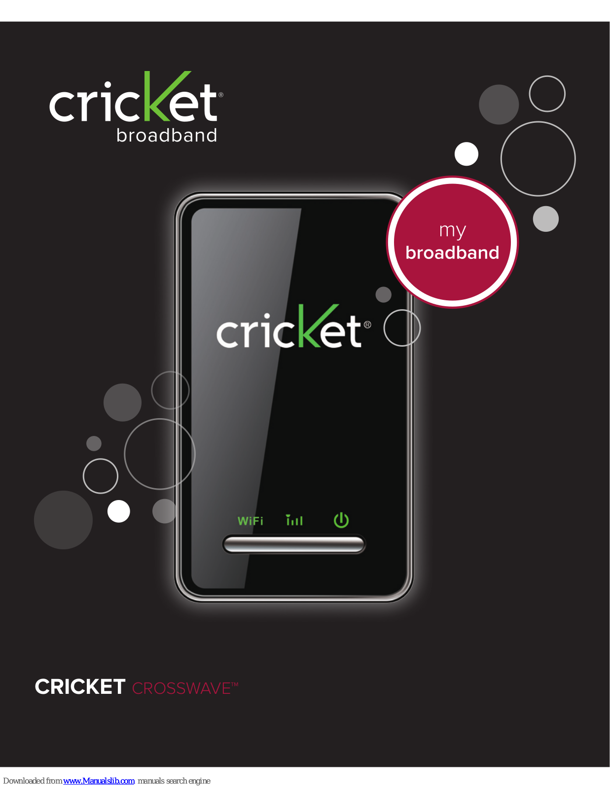 Cricket Crosswave Getting To Know Manual