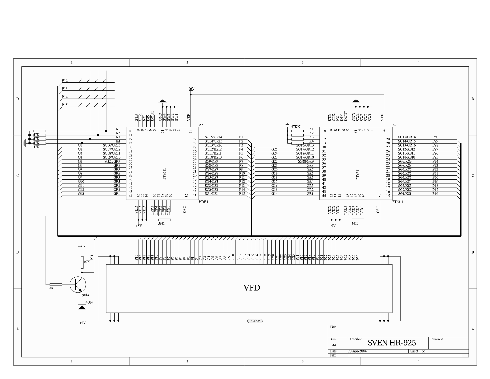 SVEN HR-925 Service Manual