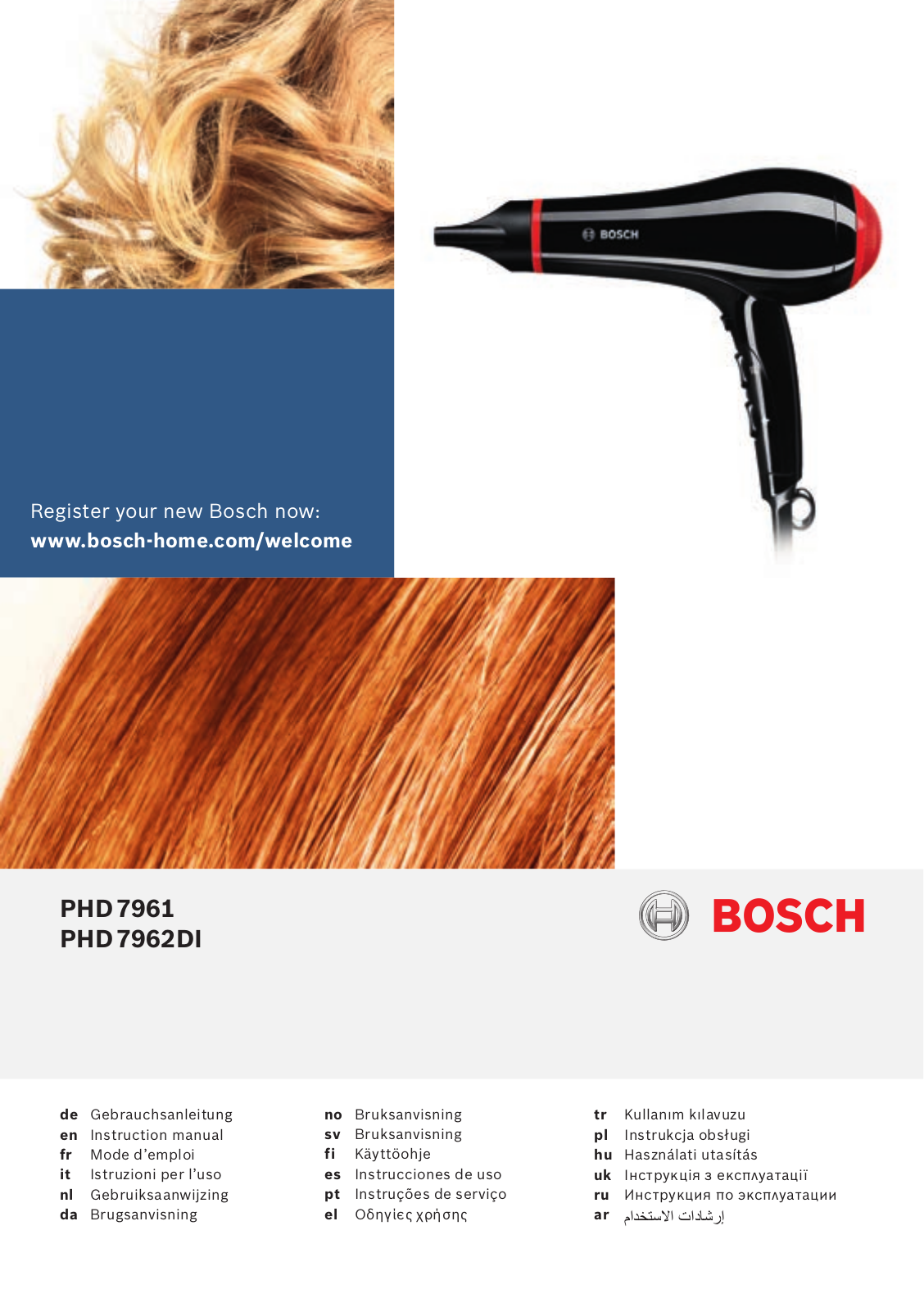 Bosch PHD7962DI User Manual