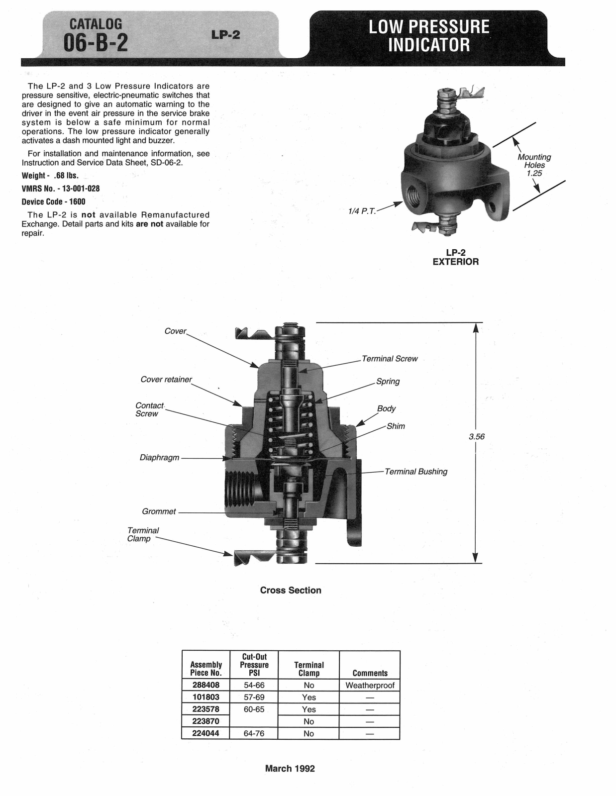 BENDIX 06-B-2 User Manual