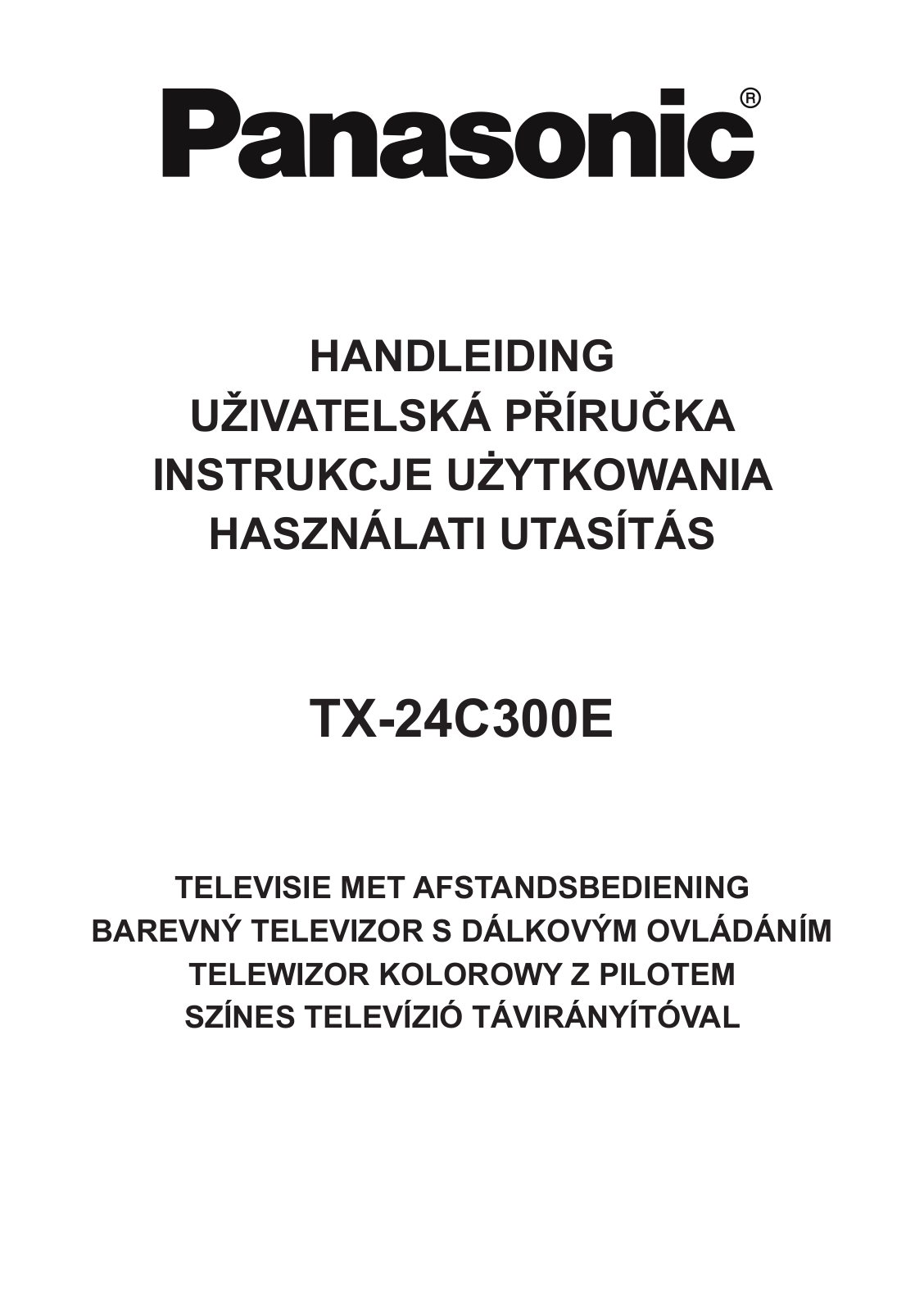 PANASONIC TX-24C300E User Manual