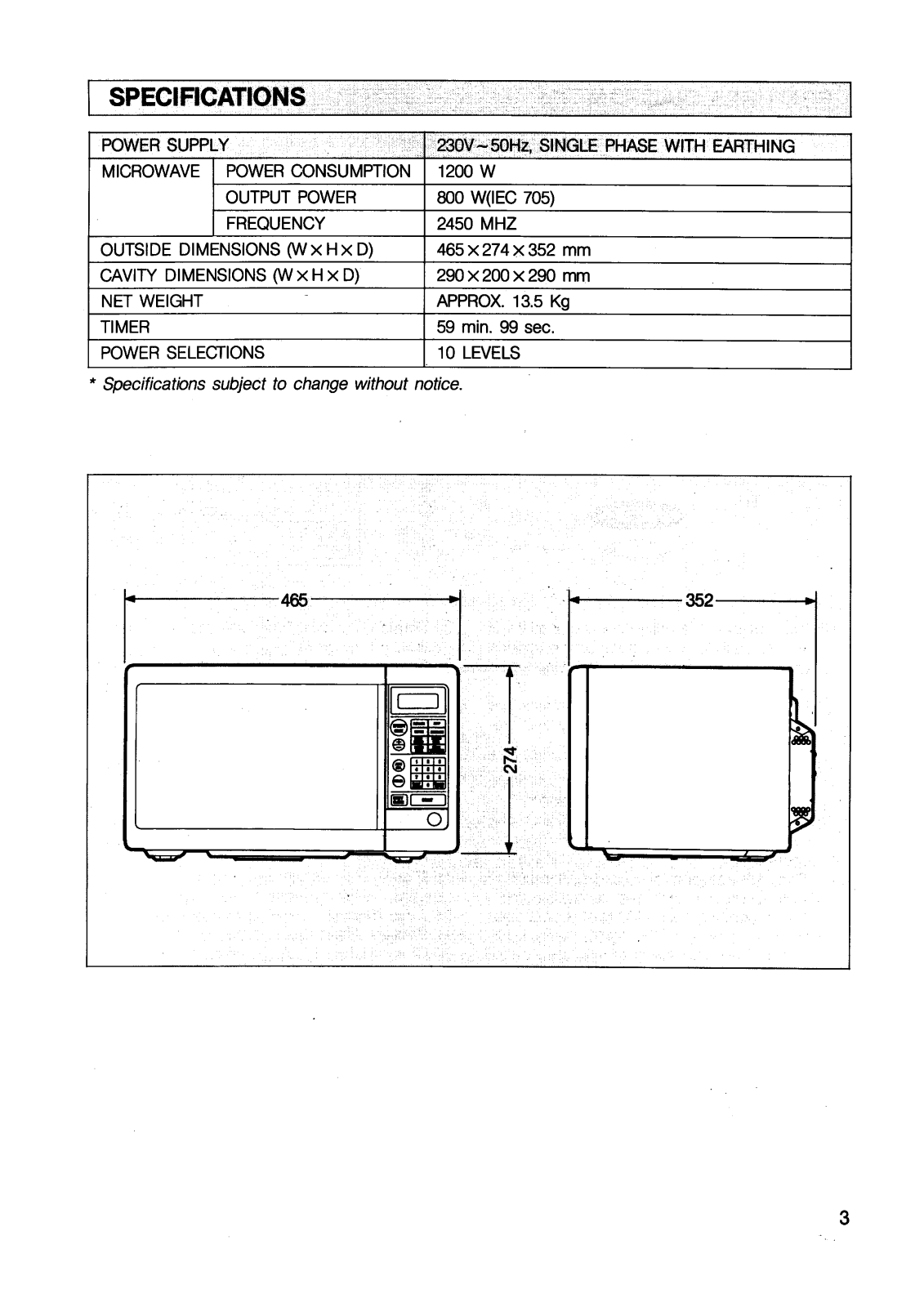 DAEWOO KOR-611Q0S Service Manual