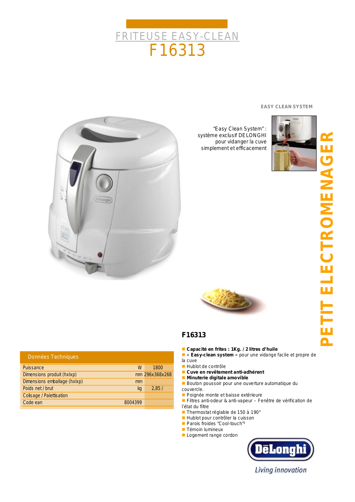 Delonghi F16313 BROCHURE