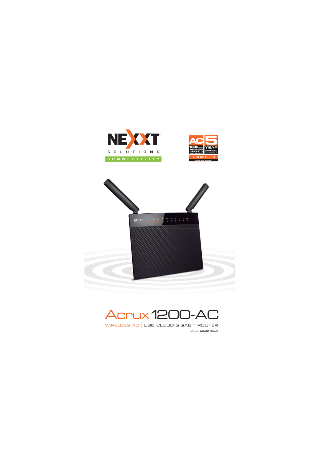 NEXXT SOLUTIONS ACRX12K Users Manual