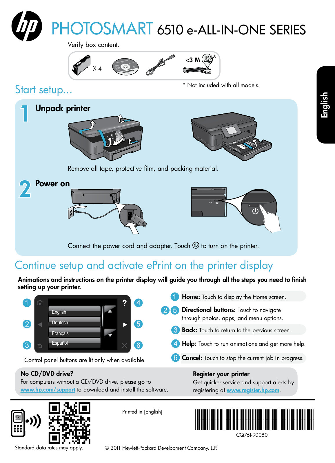 Hp PHOTOSMART 6510 User Manual