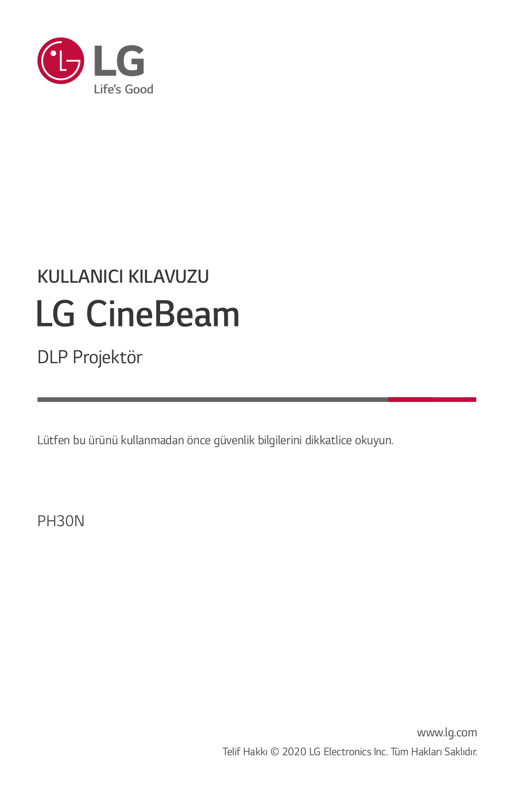 LG PH30N Owner’s Manual