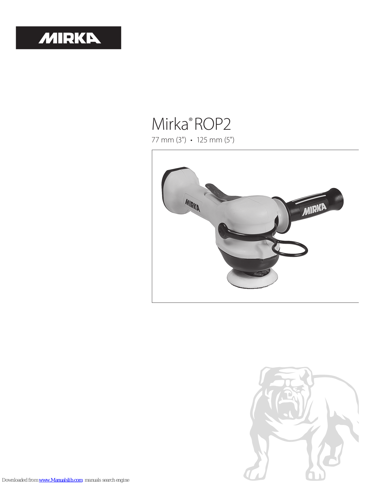 MIRKA ROP2 Operating Instructions Manual