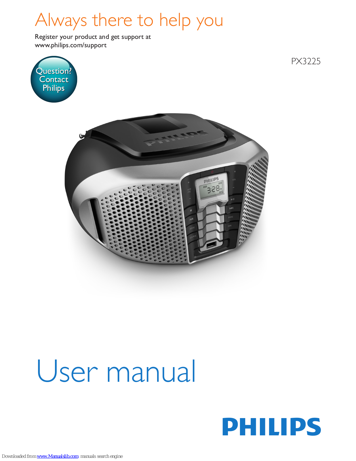 Philips PX3225, PX3225GT User Manual - ManualMachine.com