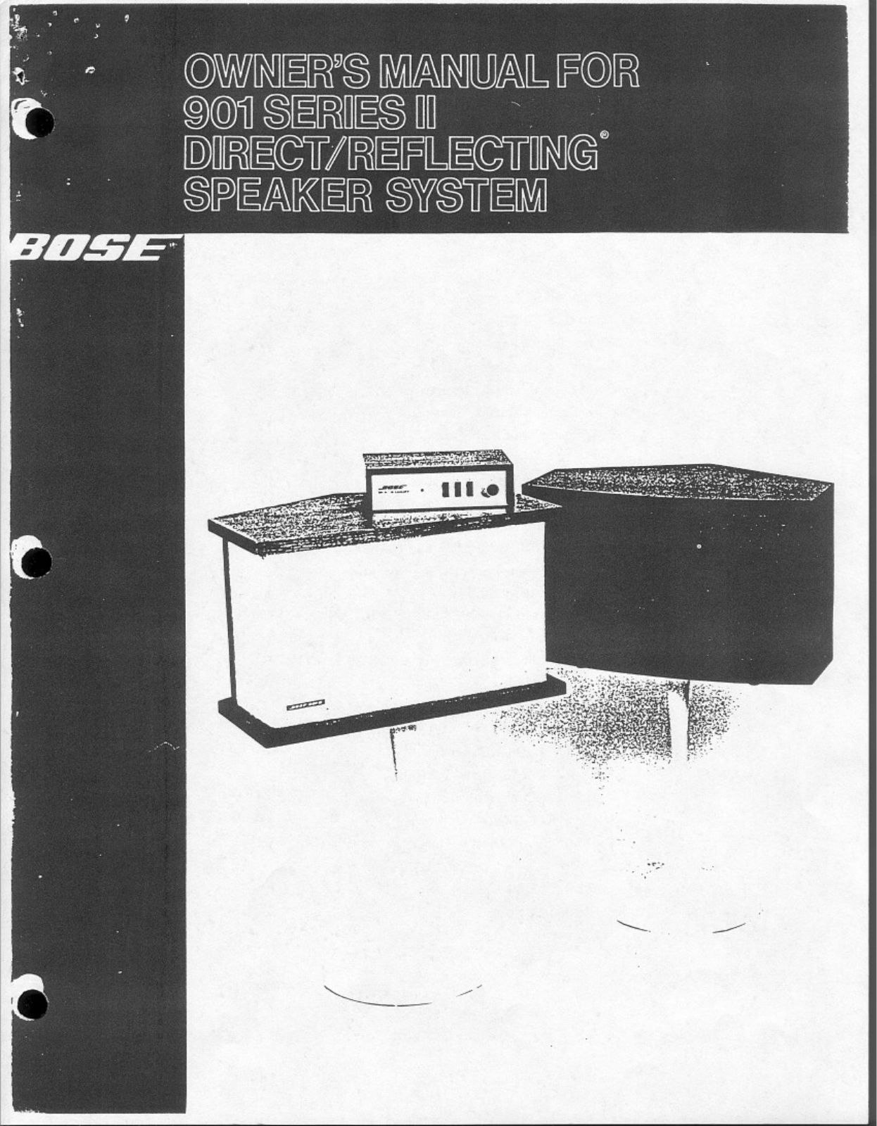 Bose 901II Owner Manual