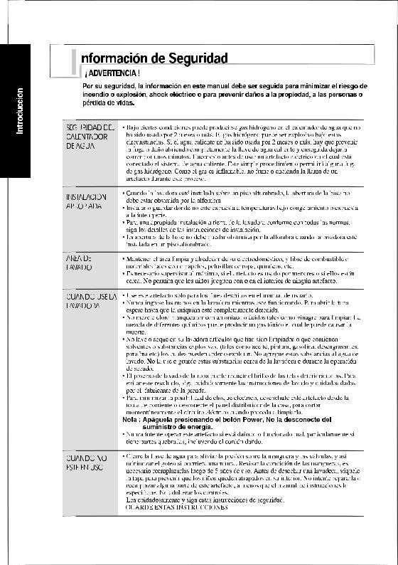 LG WF-T7871TPP Owner's manual