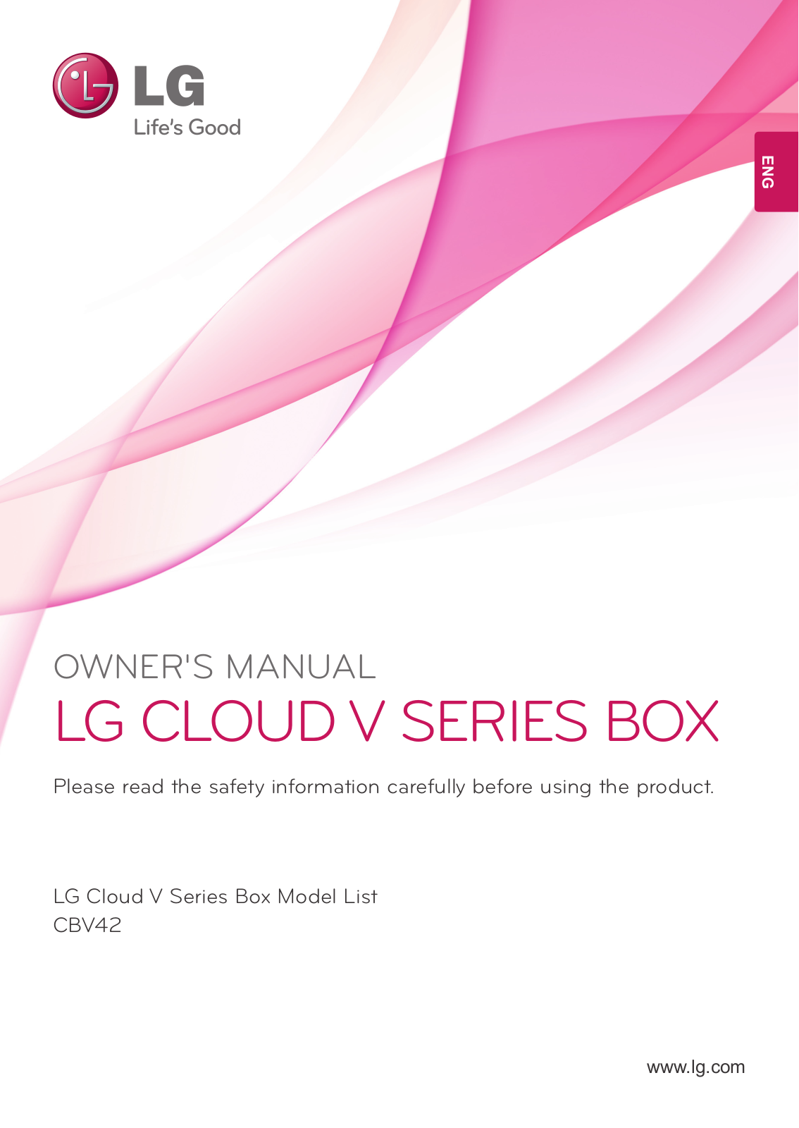 LG CBV42-B User guide