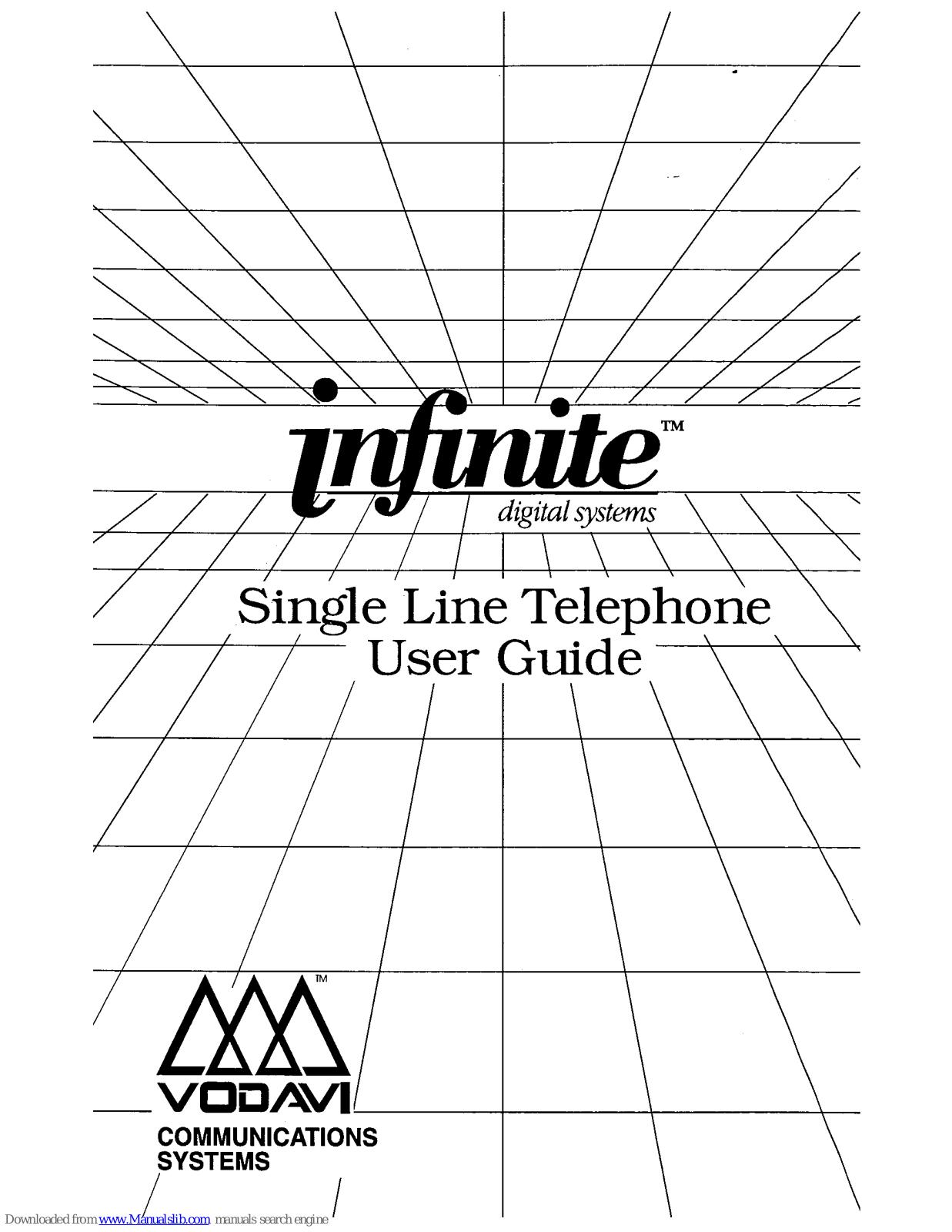 Vodavi Infinite Single Line Telephone User Manual - ManualMachine.com