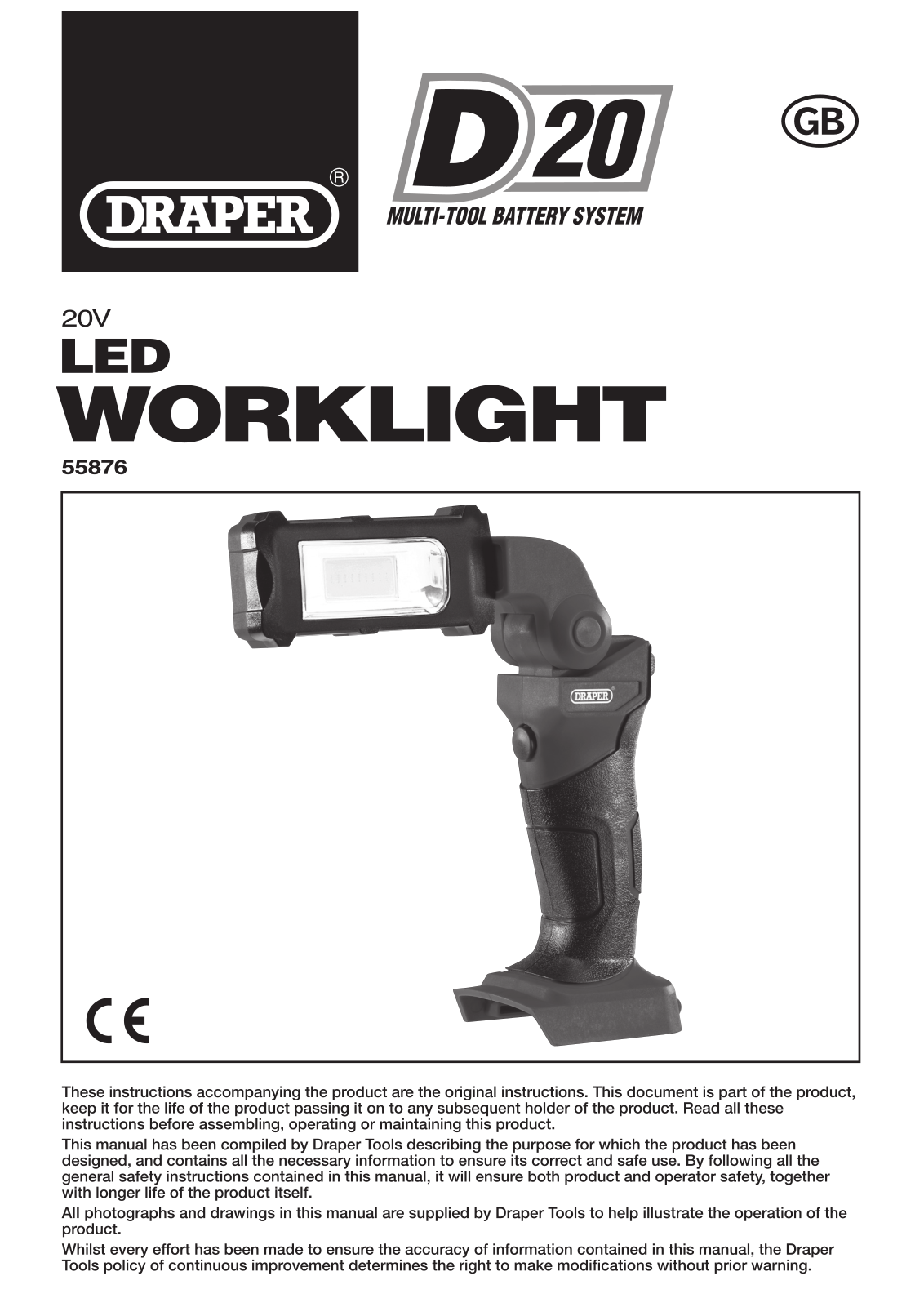 Draper D20ILF3W User guide - ManualMachine.com