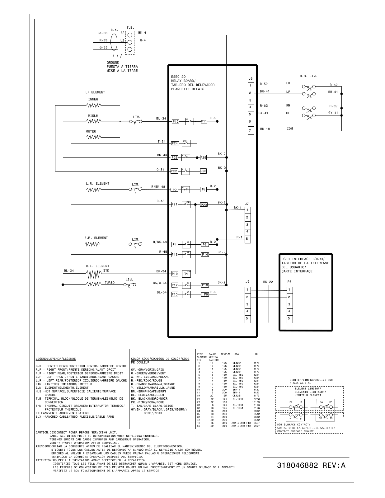 Electrolux EI30EC45KB, EI30EC45KS Wiring diagram