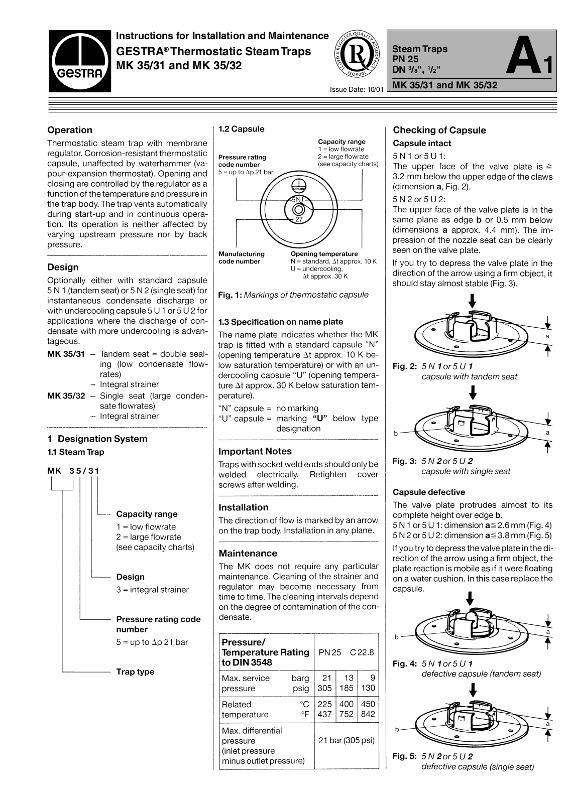 Flowserve MK 35-31 User Manual