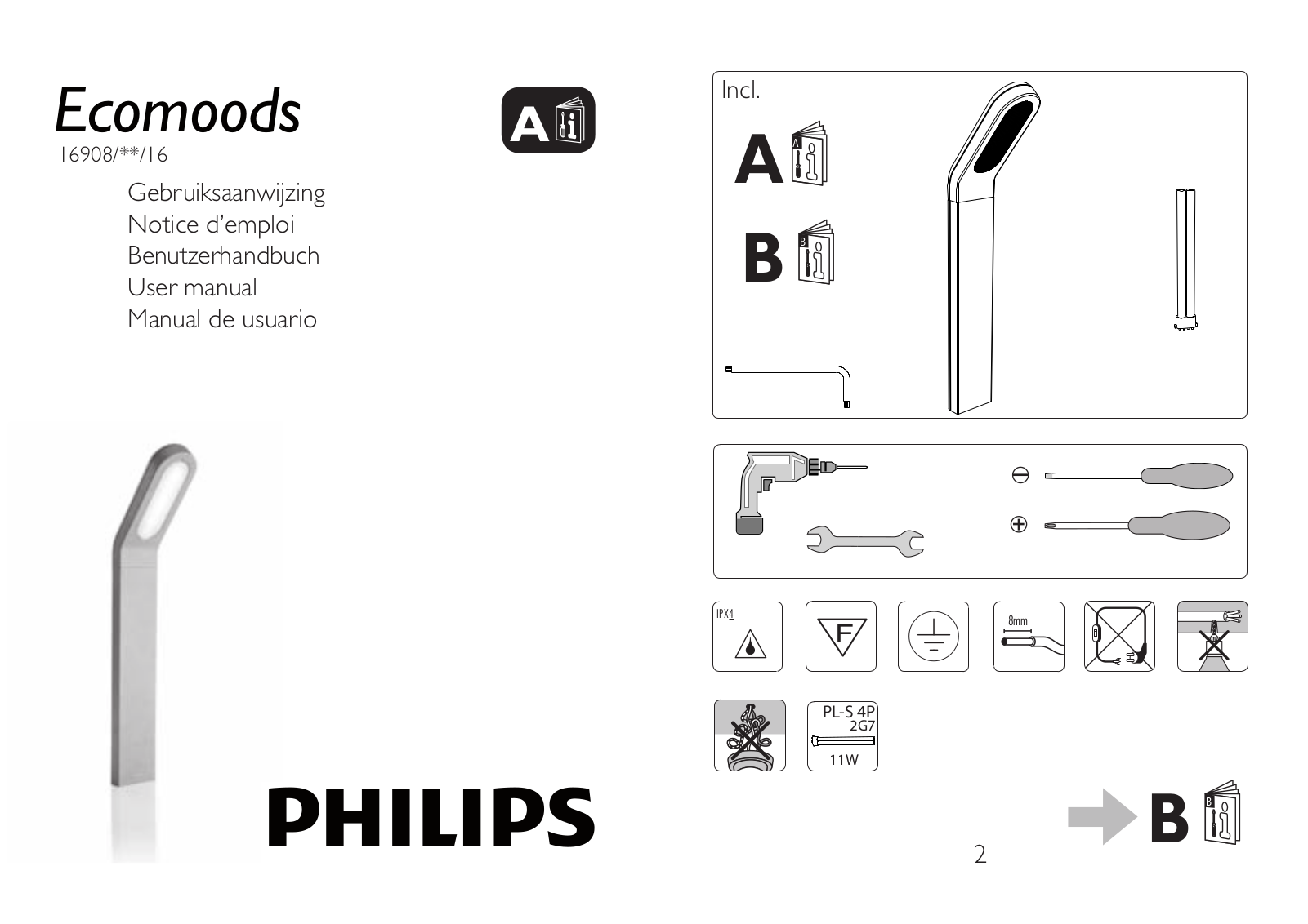 PHILIPS 169089316, 169088716 User Manual