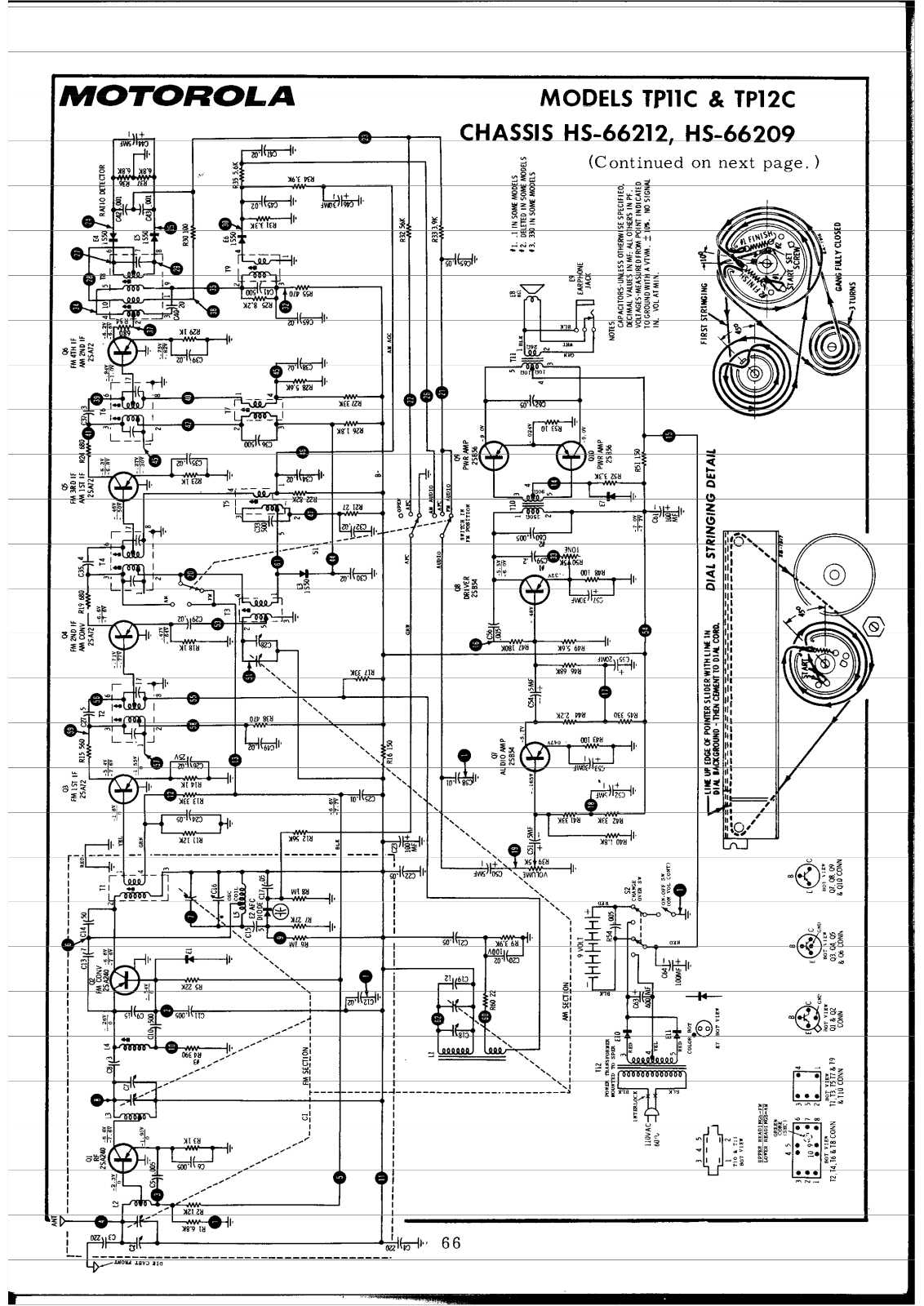Motorola TP11C, TP12C Schematic