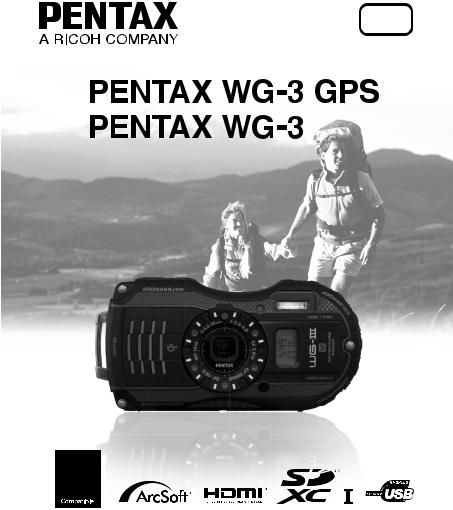 Pentax OPTIO WG3-GPS, OPTIO WG3 User Manual