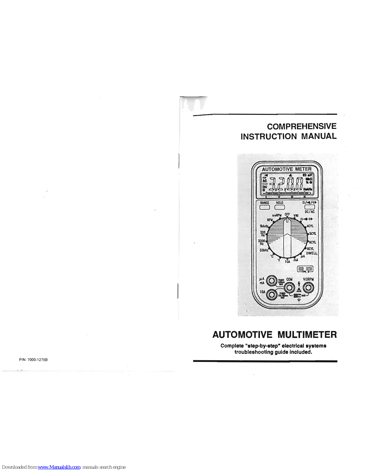 General tools DAMP3505 Instruction Manual