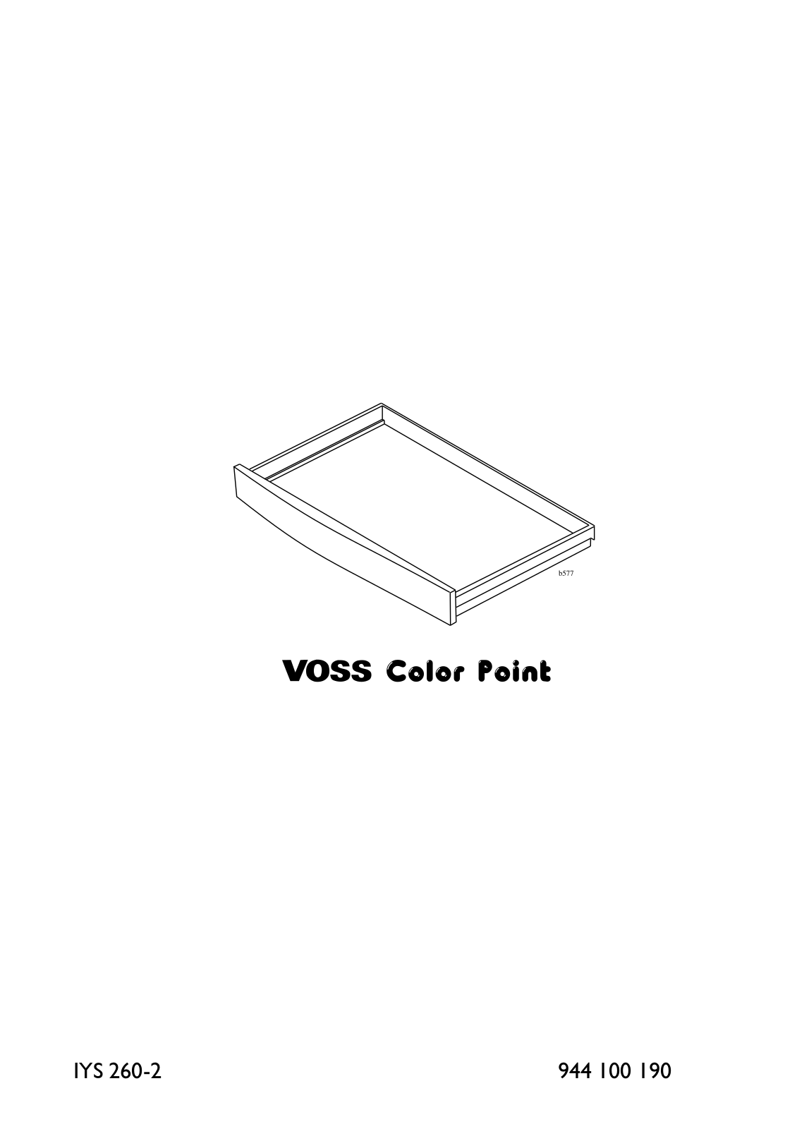 Voss IYS 260-2 User Manual