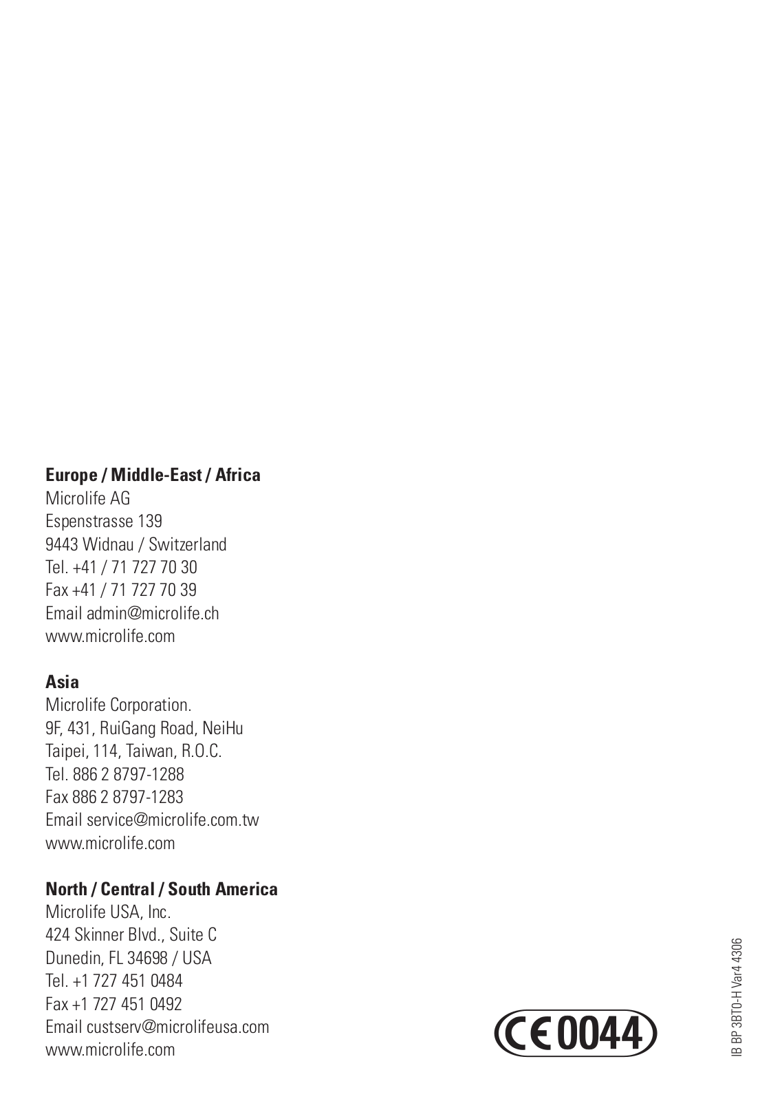 Microlife BP 3BT0-H User Manual