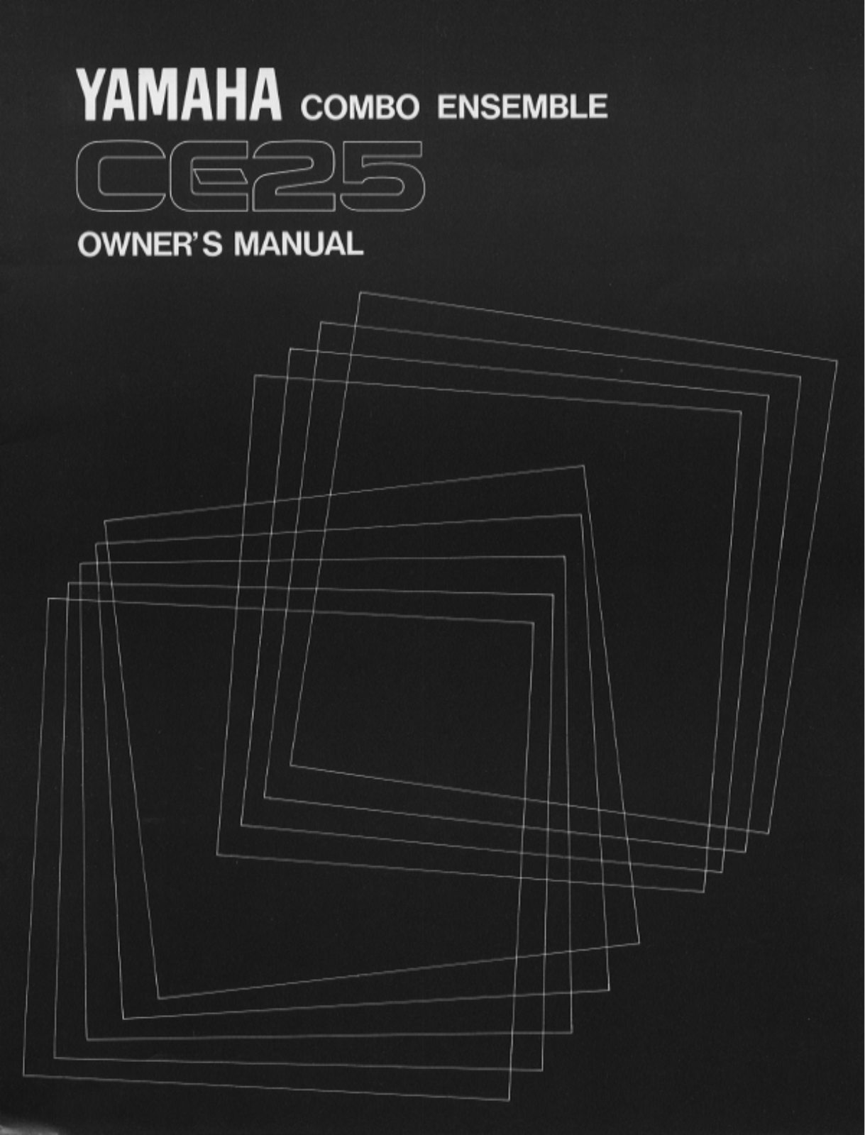 Yamaha CE25E User Manual