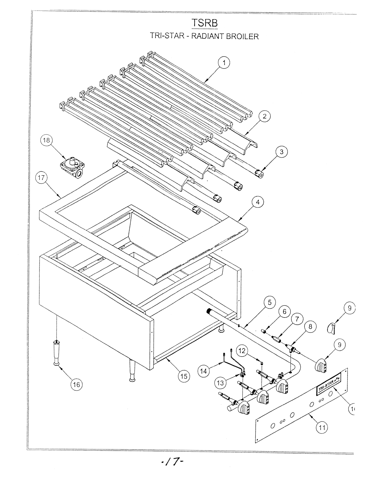 Tri-Star Manufacturing TSRB Parts Manual