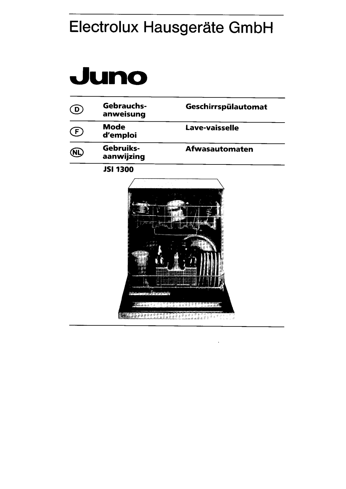 JUNO JSI1300B User Manual